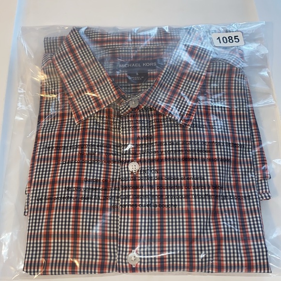 Michael Kors Plaid Button Up Shirt - Picture 12 of 12